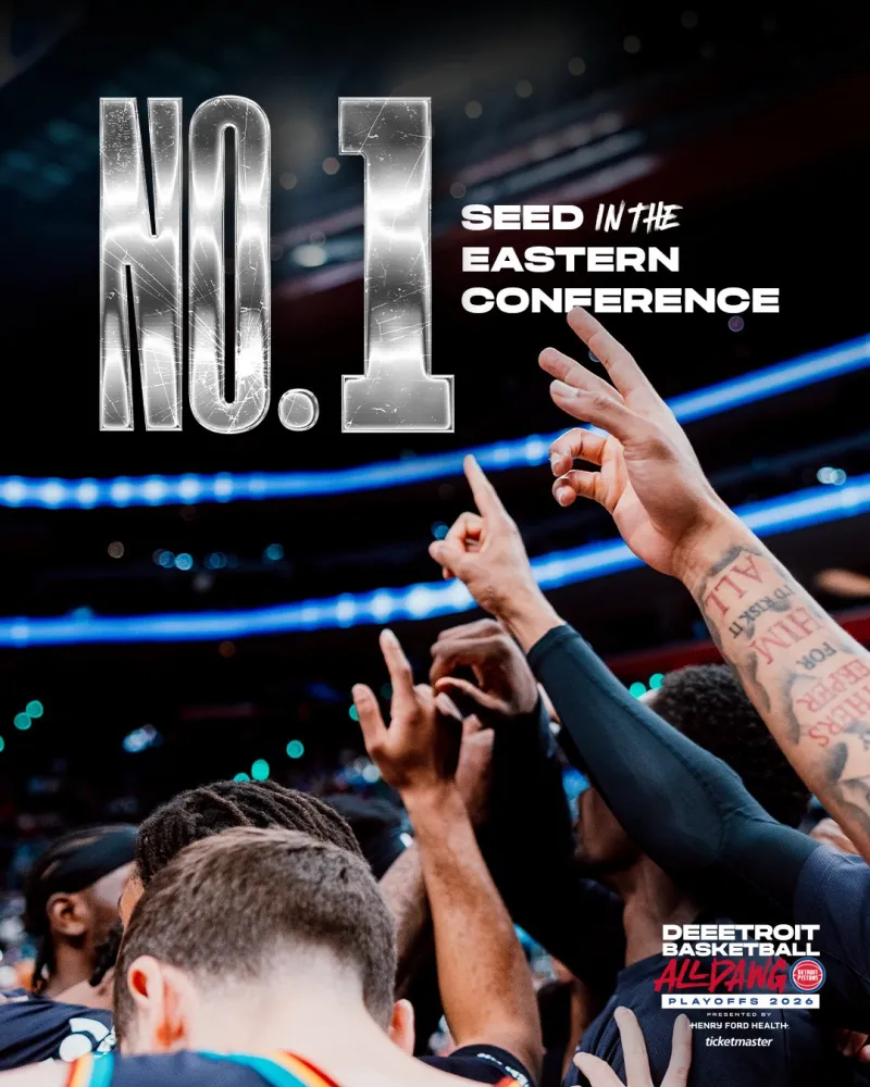 今日NBA常规赛：活塞116-93战胜76人。

本场比赛获胜后，活塞正式锁定东