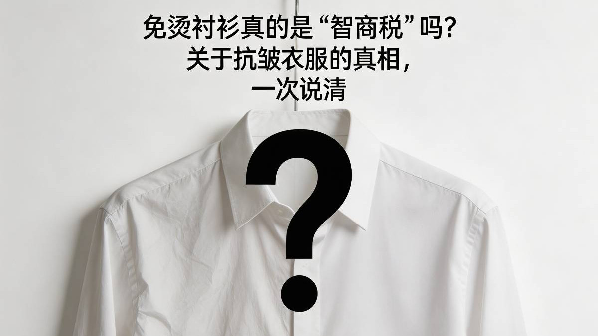 免烫衬衫真的是“智商税”吗？关于抗皱衣服的真相，一次说清！