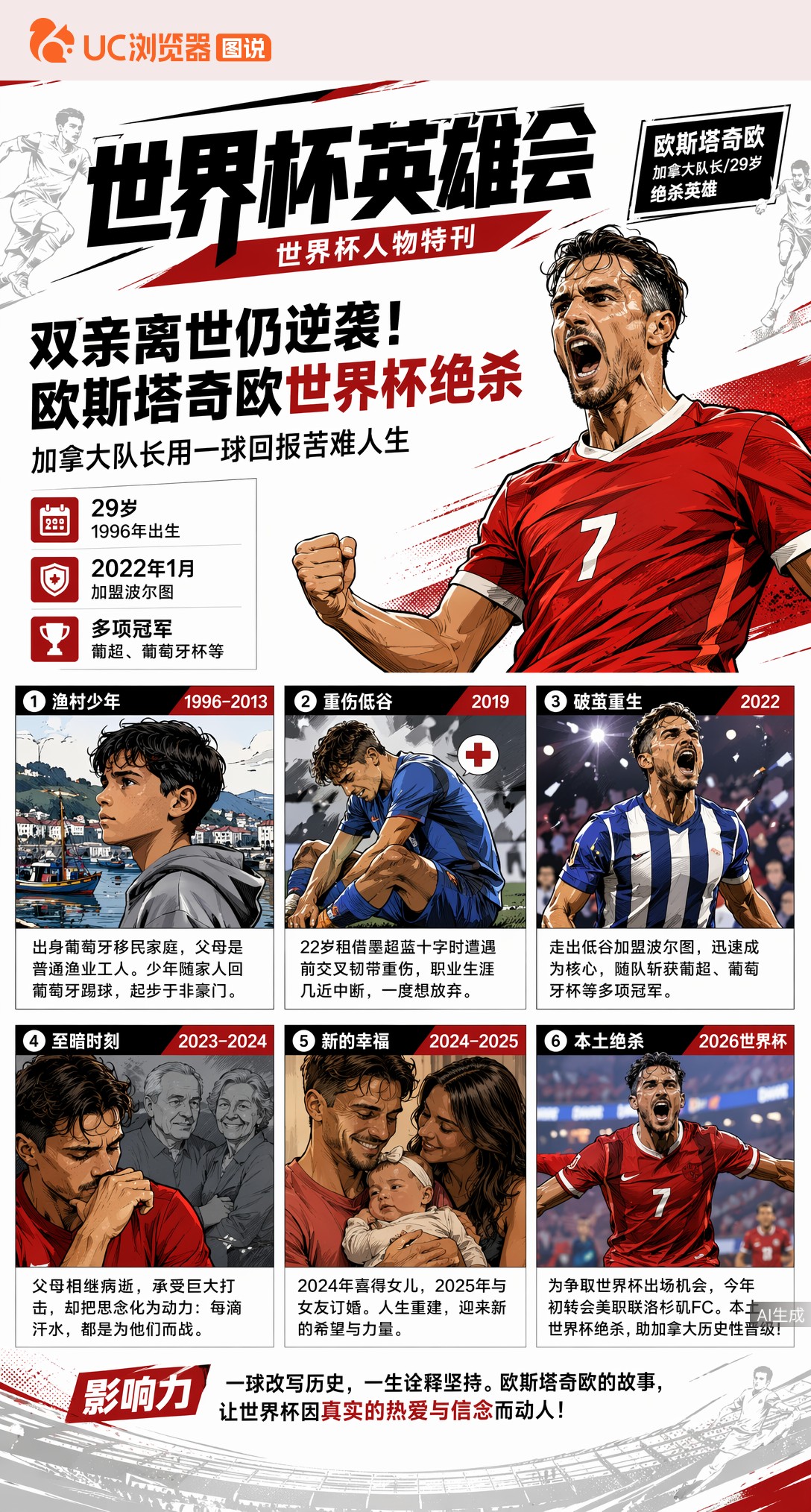 双亲离世仍逆袭！欧斯塔奇欧世界杯绝杀，为家人流尽每滴汗水