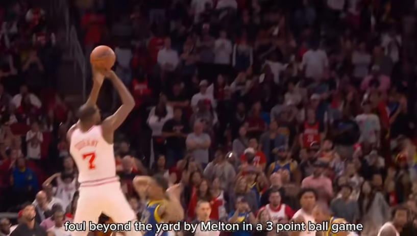 连勇士残阵都打不赢，火箭目前烂透了，乌度卡帅位难保了！
单看最后一分钟比赛，只能