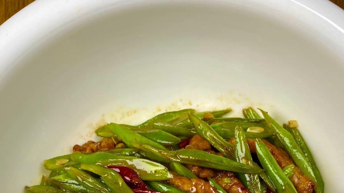 一盘四季豆炒肉里的光阴