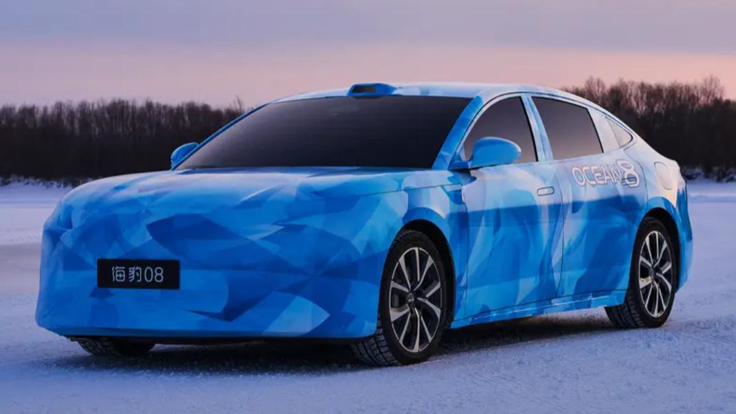 比亚迪海豹08冬测谍照曝光 今年一季度亮相 或18万起售