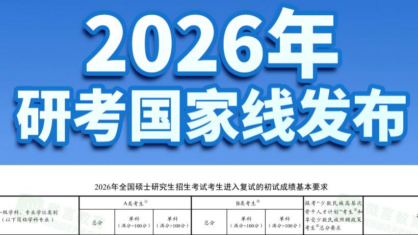 为什么考研报名人数降了，2026年分数线却涨了？2027考研人怎么办？