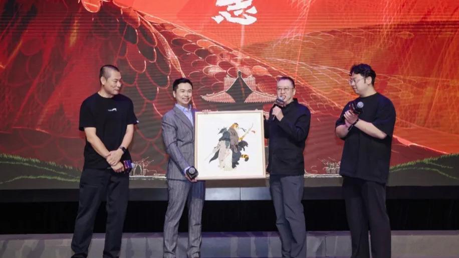 香港影视展开幕式结束，一家游戏公司带着三个原创IP走上主舞台…