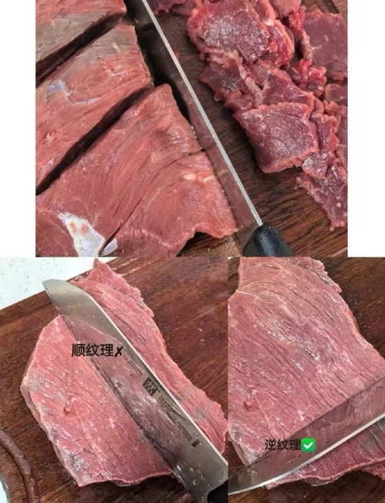 原来这么多年牛肉都切错了 ​

