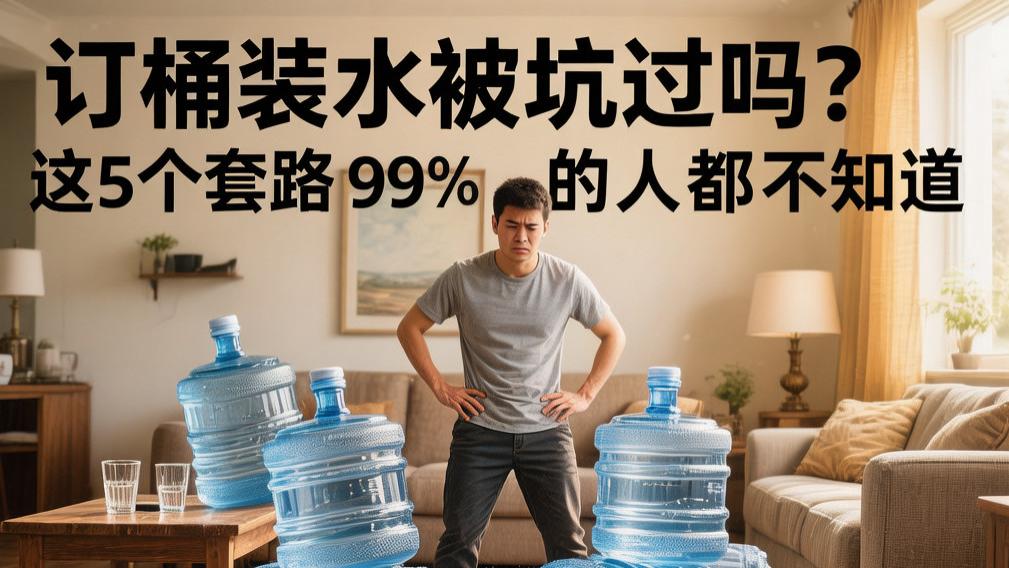 订桶装水被坑过吗？这5个套路，99%的人都踩过