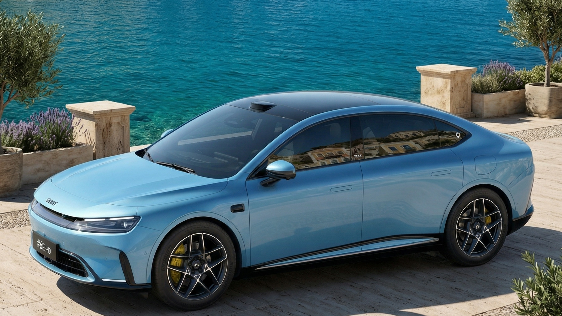 质感拉满！全新smart精灵6号蓝色车色正式曝光