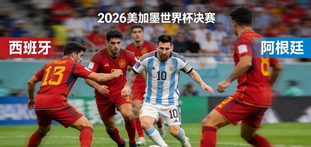2026美加墨世界杯决赛即将打响，西班牙与阿根廷的对决，是传控壁垒与韧性反击的巅