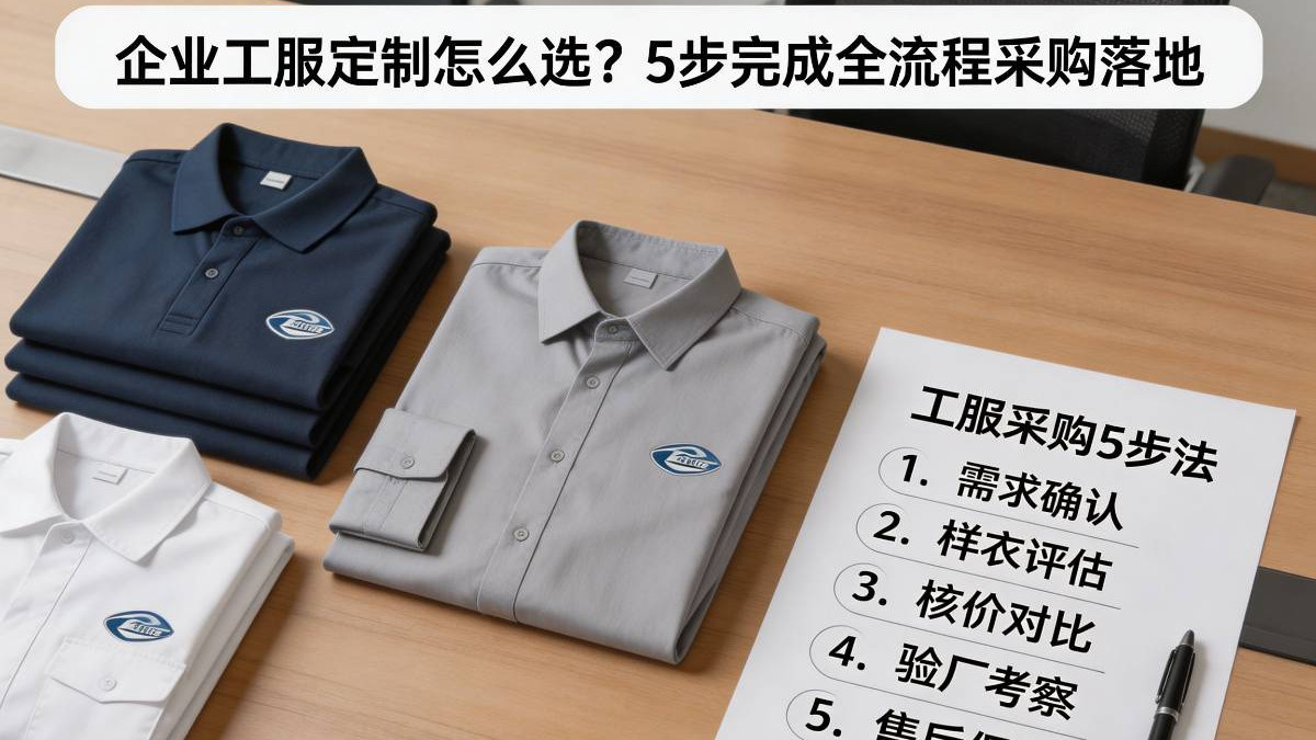 企业工服定制怎么选？5 步完成全流程采购落地!