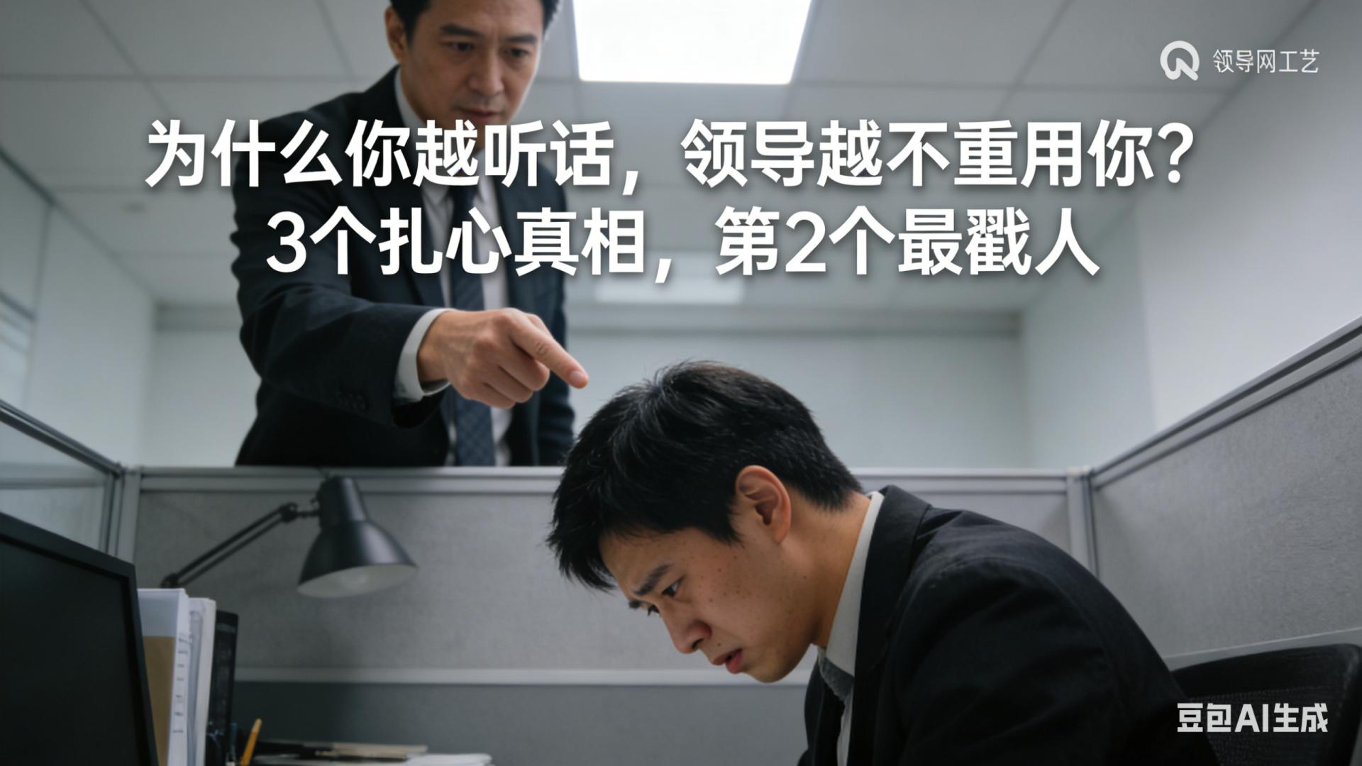 干8年没提拔？原来你输在“太听话”，3个真相点醒所有打工人