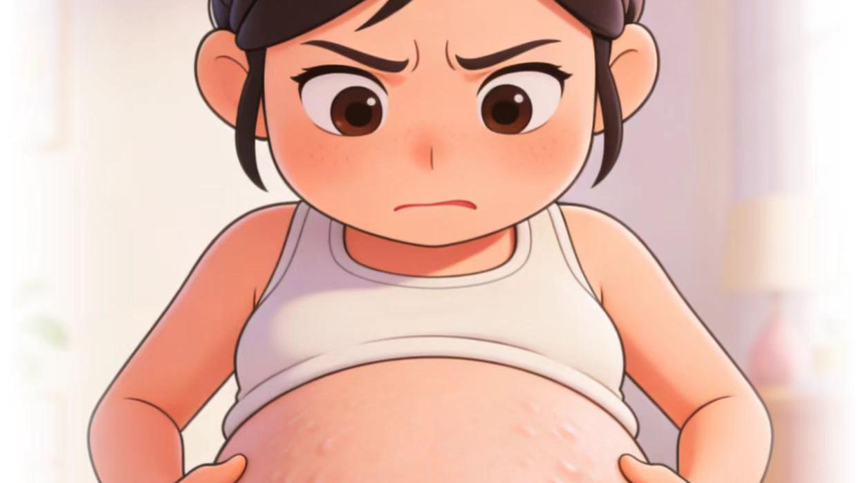 胀肚便秘？这套4步揉腹法，睡前10分钟，大人小孩都能用！