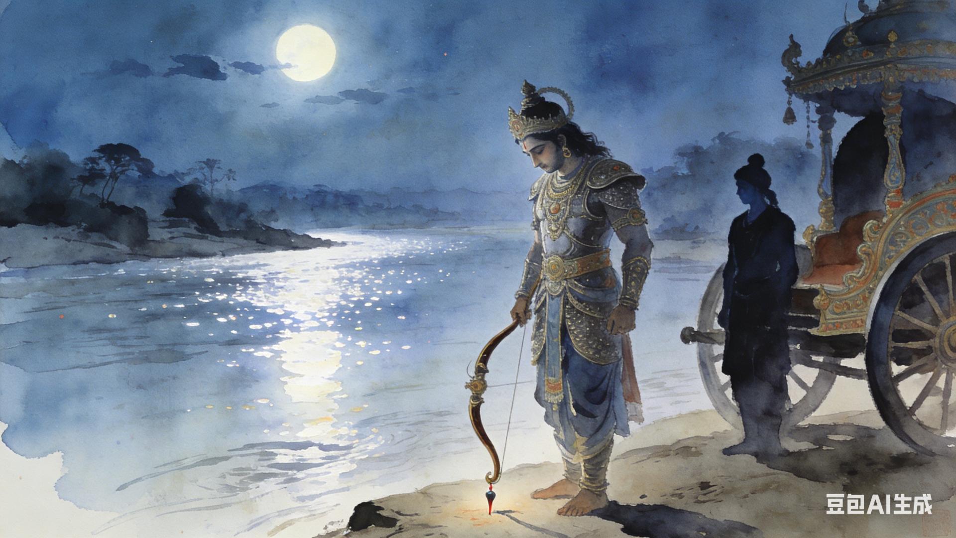 年初四迎灶神，想起恒河边放下弓箭的武士