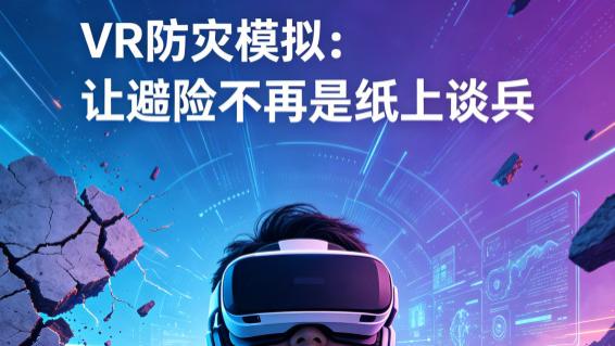 VR自然灾害预防模拟体验：打破传统宣教痛点，让防灾避险不再是纸上谈兵