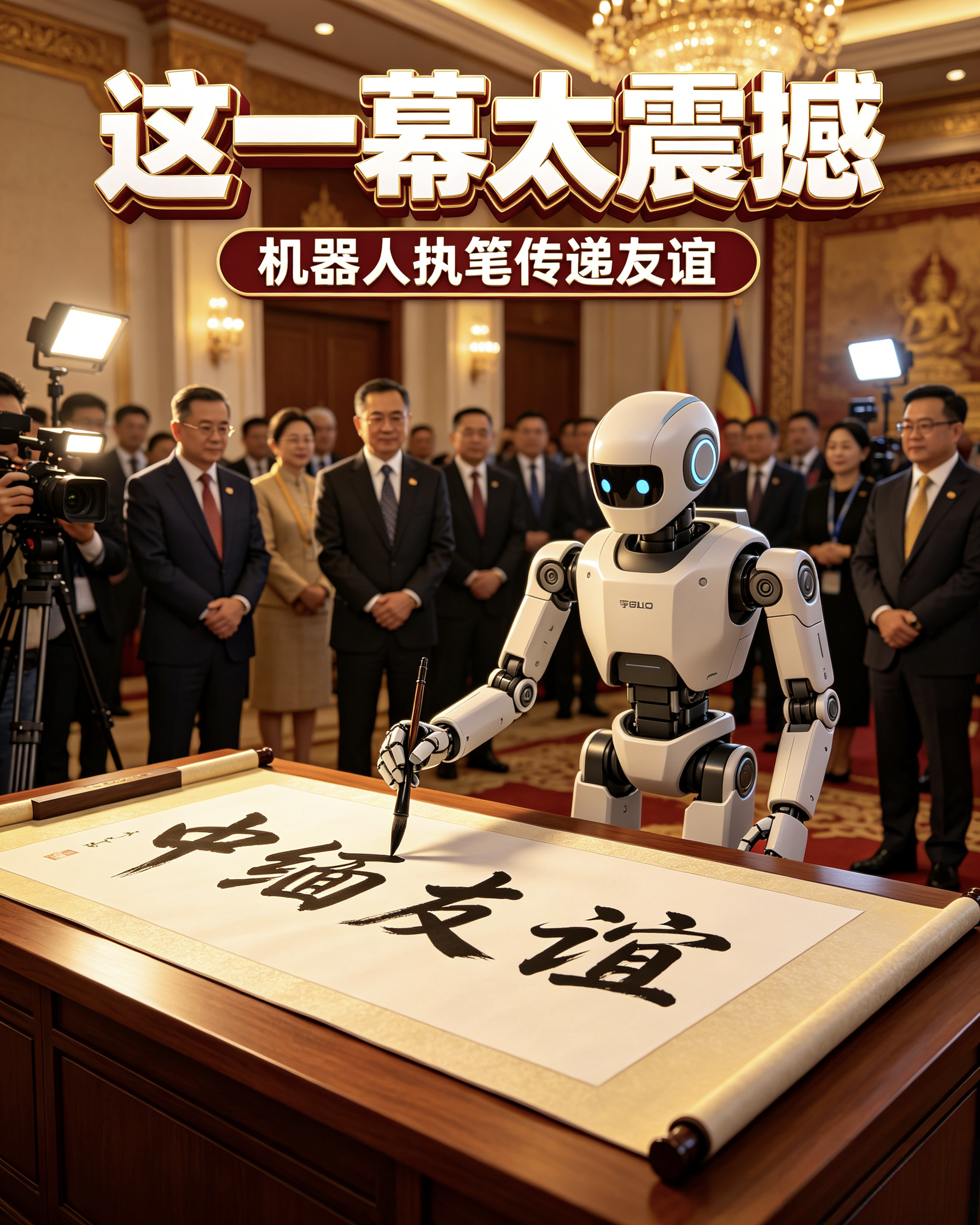 国产机器人出手了，外宾看呆了