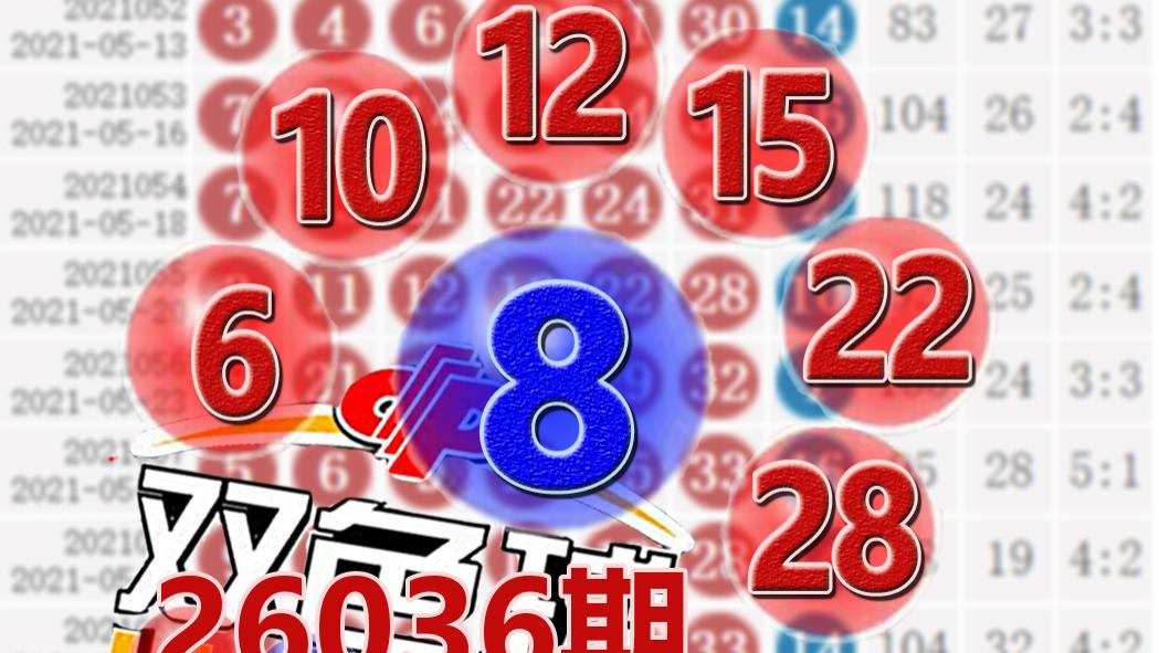 双色球26036期开奖结果：蓝球8，9注一等奖