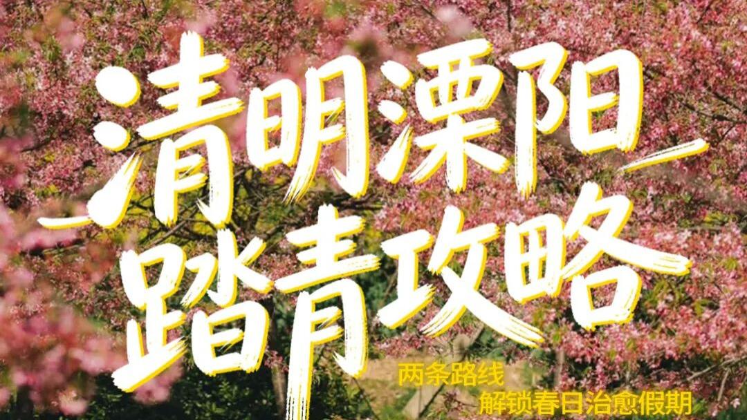 清明溧阳踏青攻略｜两条路线，解锁春日治愈假期