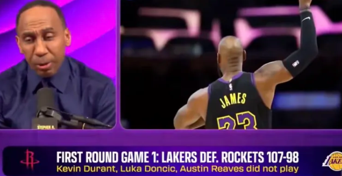 知名评论员A-史密斯在一档节目中谈到了勒布朗-詹姆斯。
A-史密斯表示，历史上从