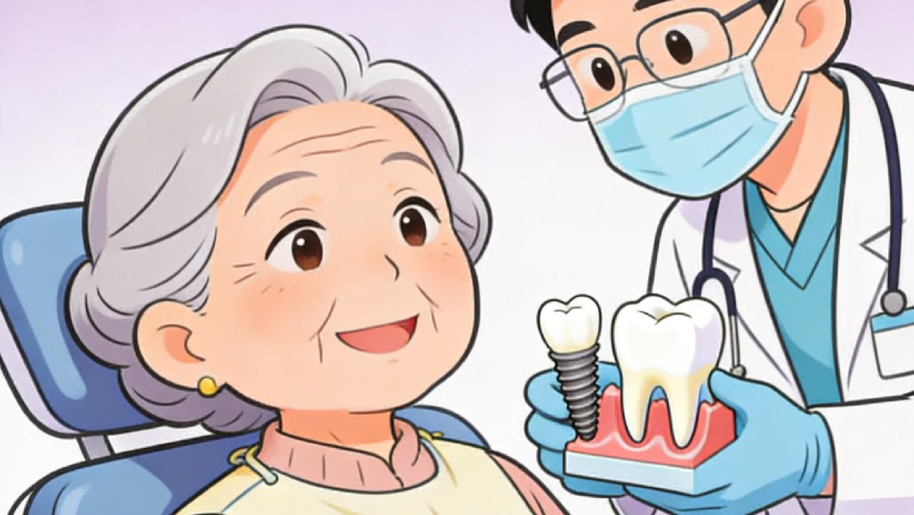 父母年纪大了，还有必要花钱种牙吗？