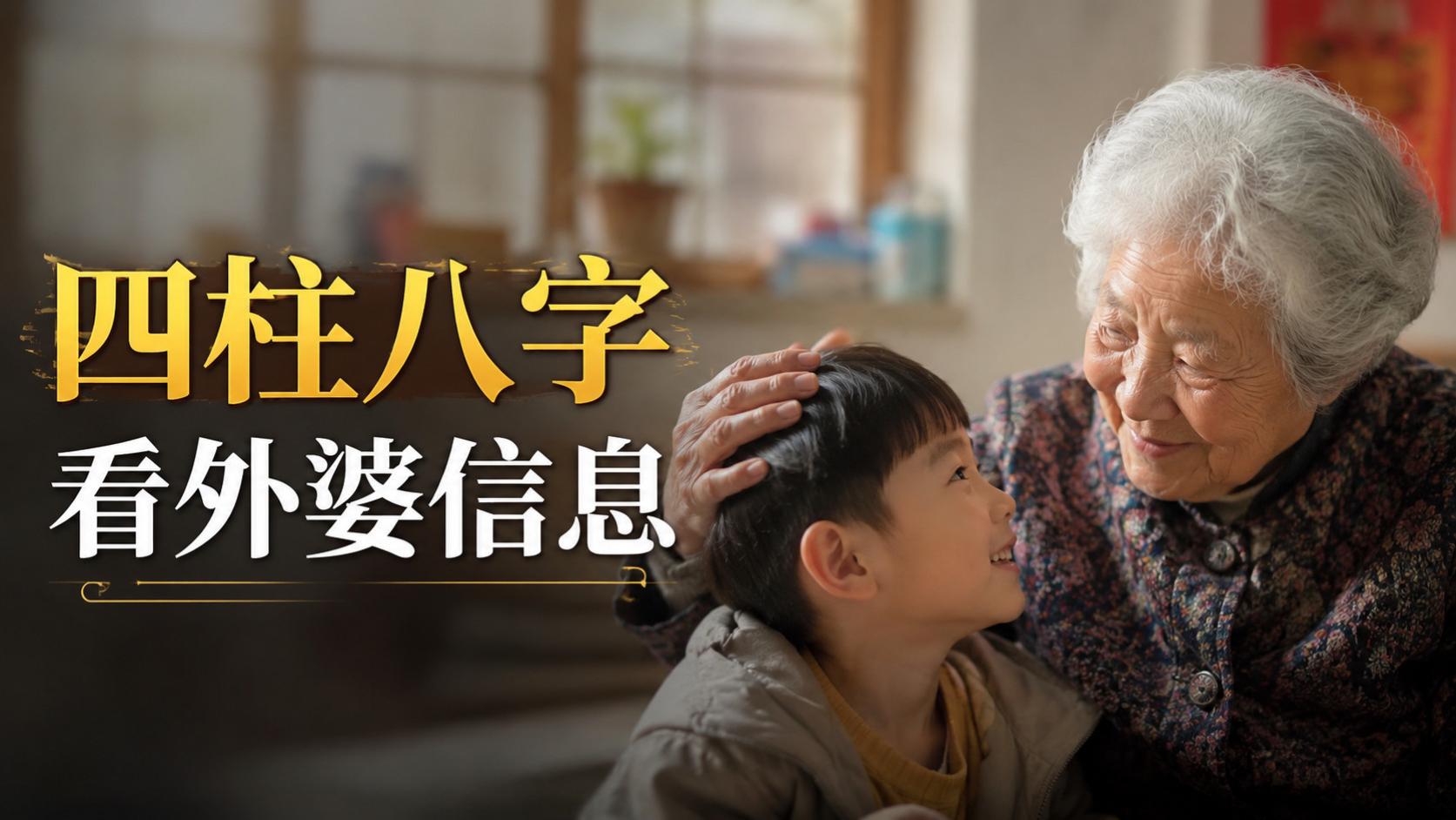 四柱八字看外婆信息（完整版·可直接套用）｜炑阳文化