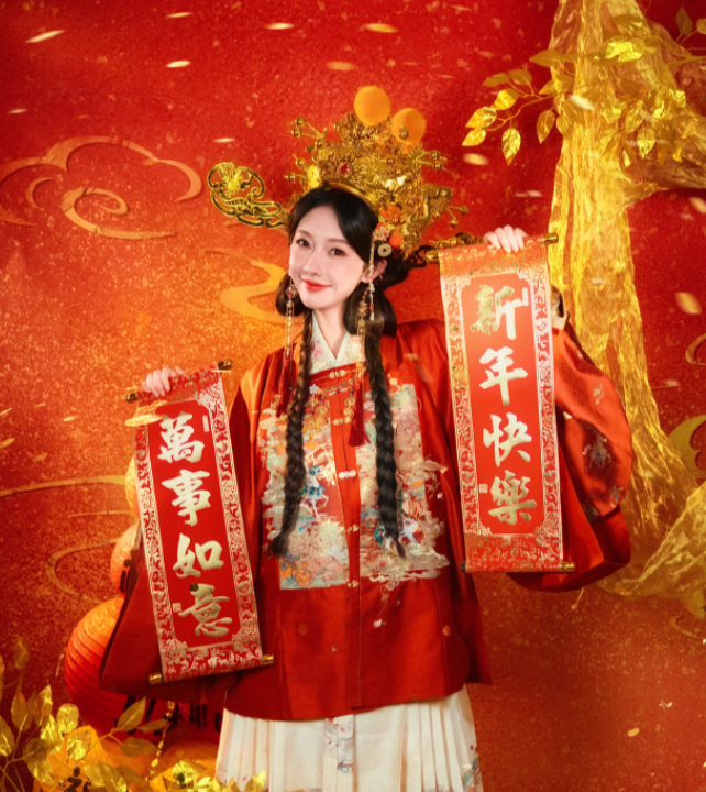 宣璐的财神娘娘美照，这感觉如何？