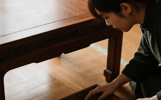 大爷花6万买黄花梨木桌，儿媳敲桌子却发现底下暗格，打开后傻眼了