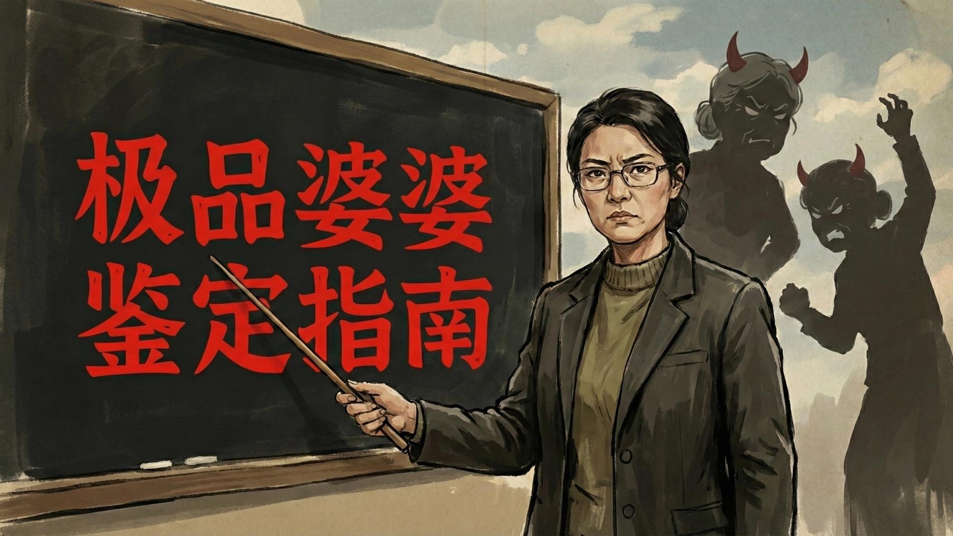 警示录：如果你的婆婆占了这3条，别犹豫，赶紧跑！保命要紧！