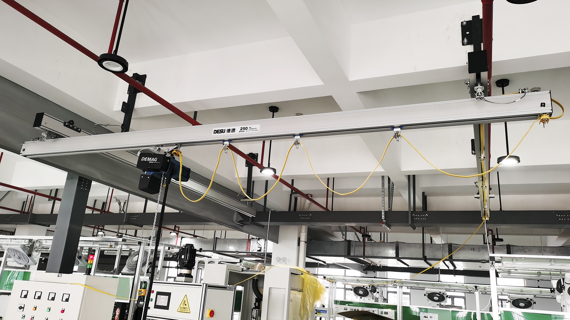 省空间低维护，铝合金KBK悬挂起重机核心优势解析