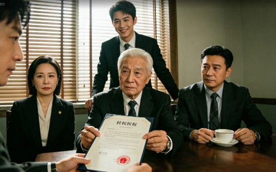 外祖父把集团75%的股权给了表弟，我刚准备离职，秘书却拦住我：稍等，董事长的特聘顾问还没有念完文件