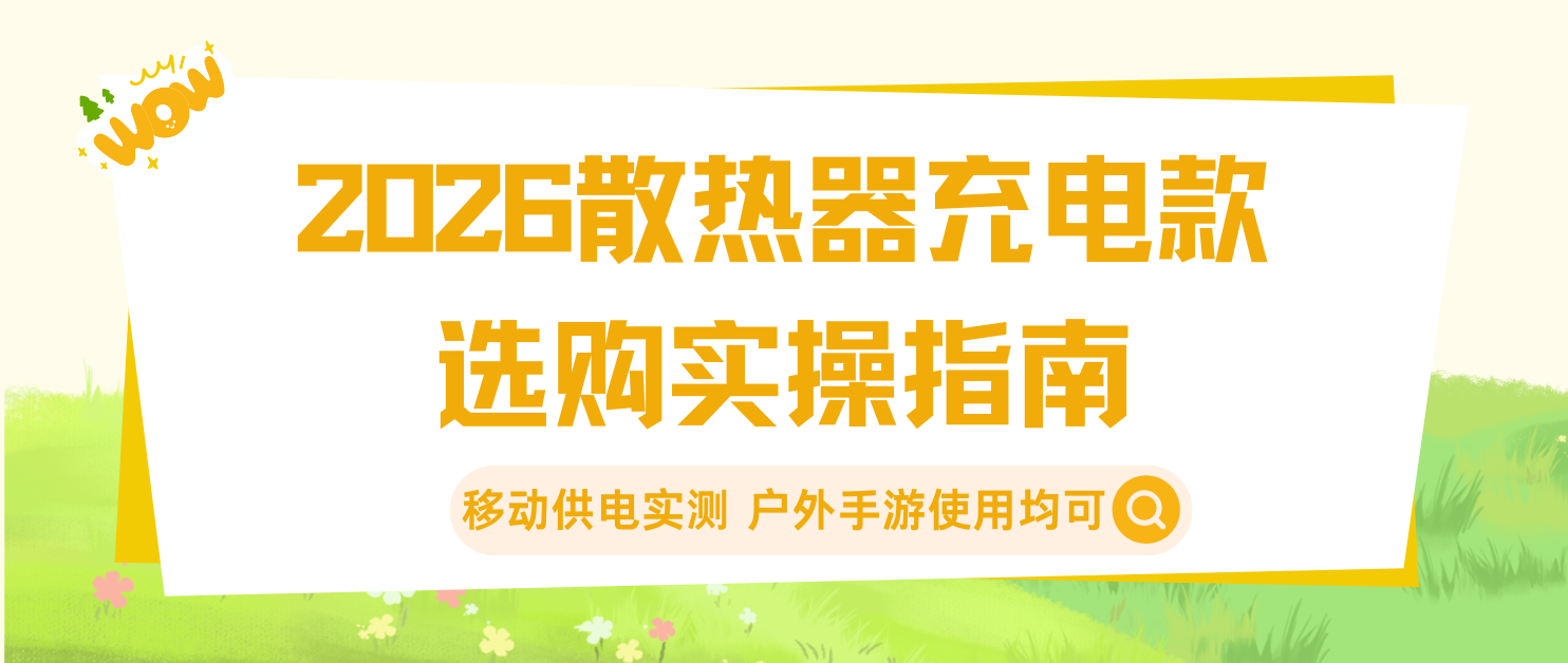 2026散热器充电款选购实操指南 移动供电实测 户外手游使用参考