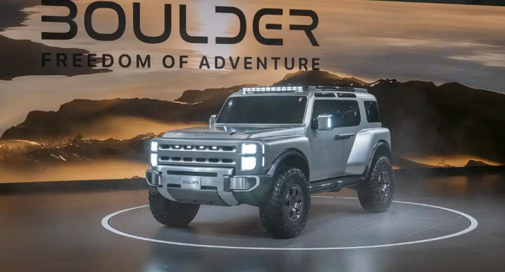 2026纽约车展：现代BoulderConcept首发很MAN的硬派越野车
现代