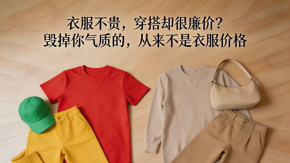 衣服不贵，穿搭却很廉价？毁掉你气质的，从来不是衣服价格！