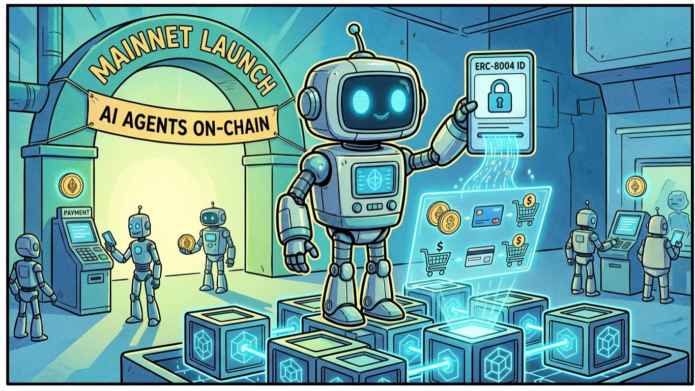 ERC-8004 主网落地：AI Agent 终于有了“链上身份证” ，支付时代来了