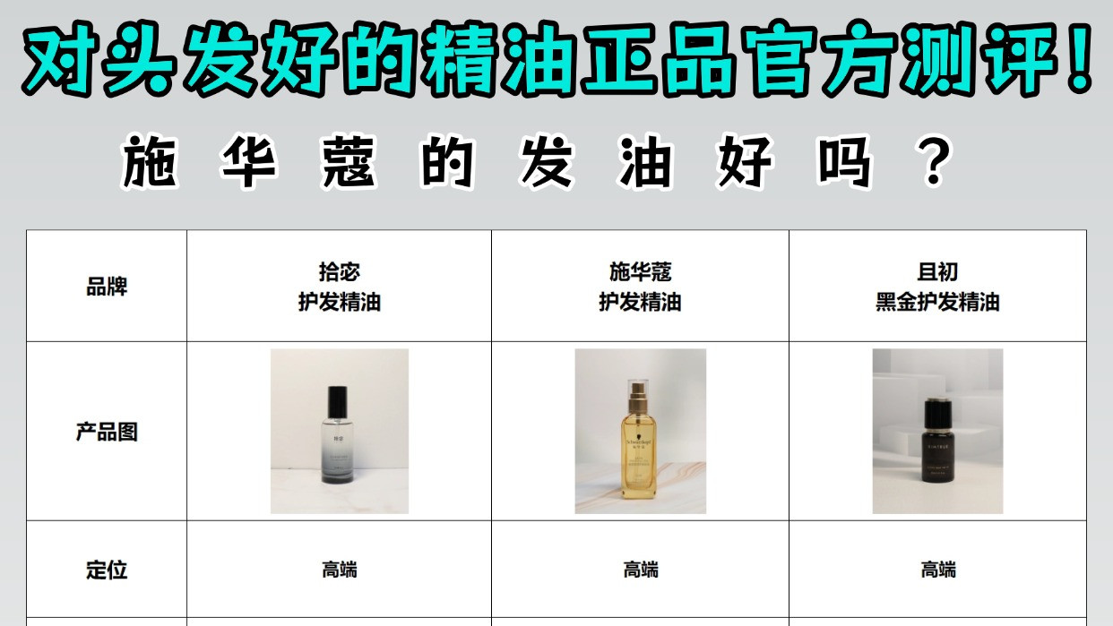 施华蔻的发油好吗？对头发好的精油正品官方测评！揭秘行业实情