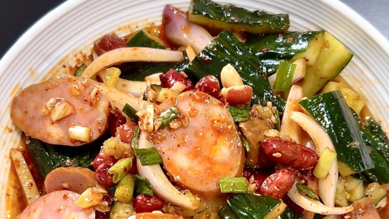 五分钟快手爽口大拌菜，清爽解腻超下饭