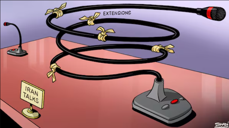 漫画：特朗普延长开放霍尔木兹海峡最后期限