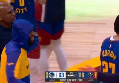 库里不复出根本打不过，勇士下半场被掘金打爆，掘金豪取6连胜，距离湖人差1个胜场。