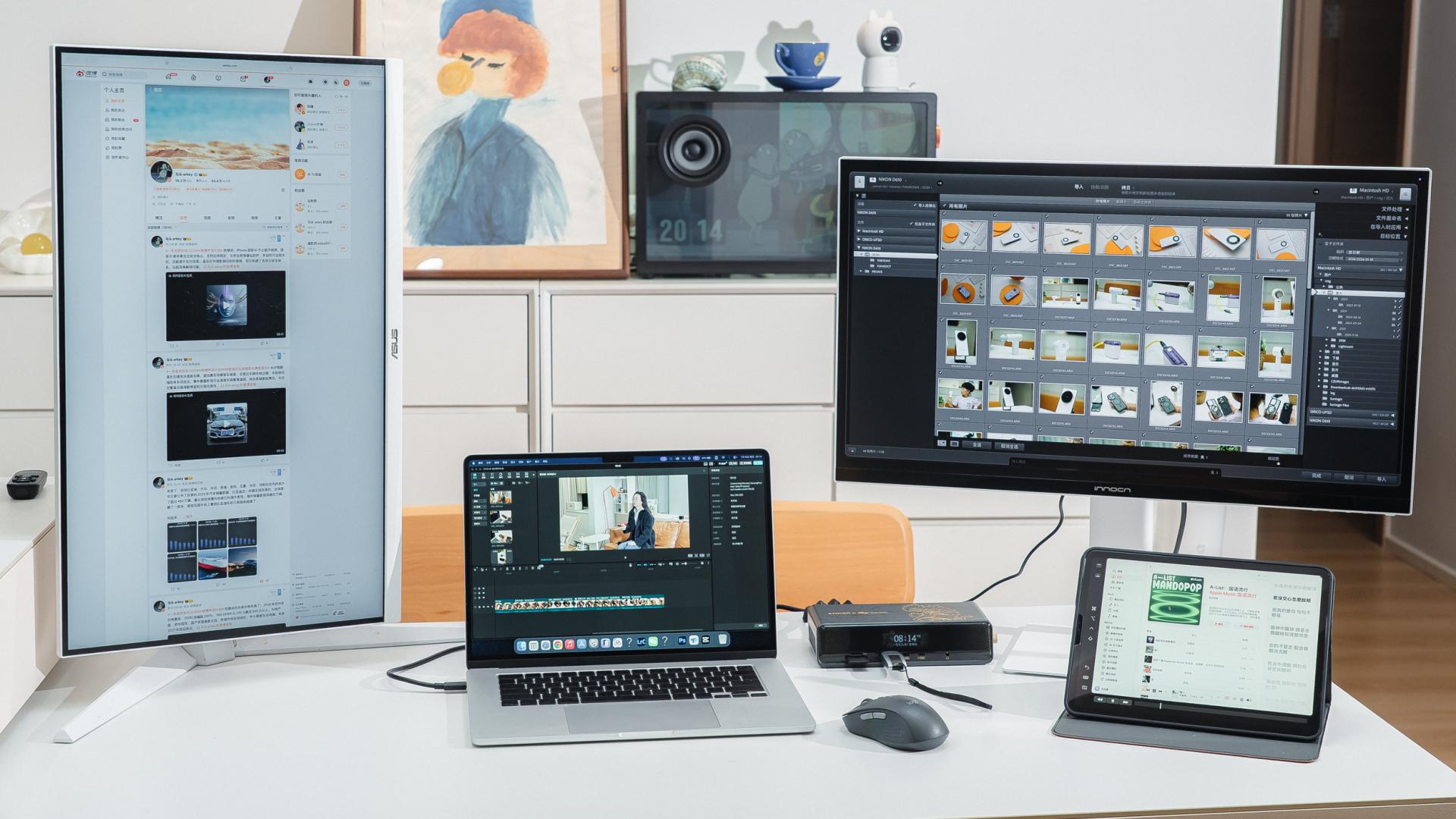 黑神话联名，14个接口，8K四屏异显——安克心猿桌面拓展坞体验