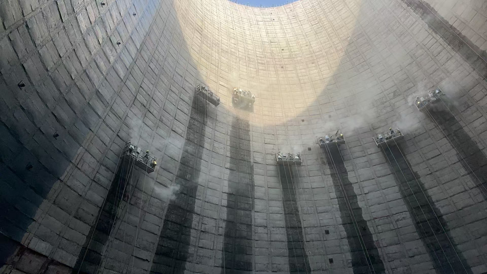 凉水塔内壁清理修补  保障冷却系统长效运行