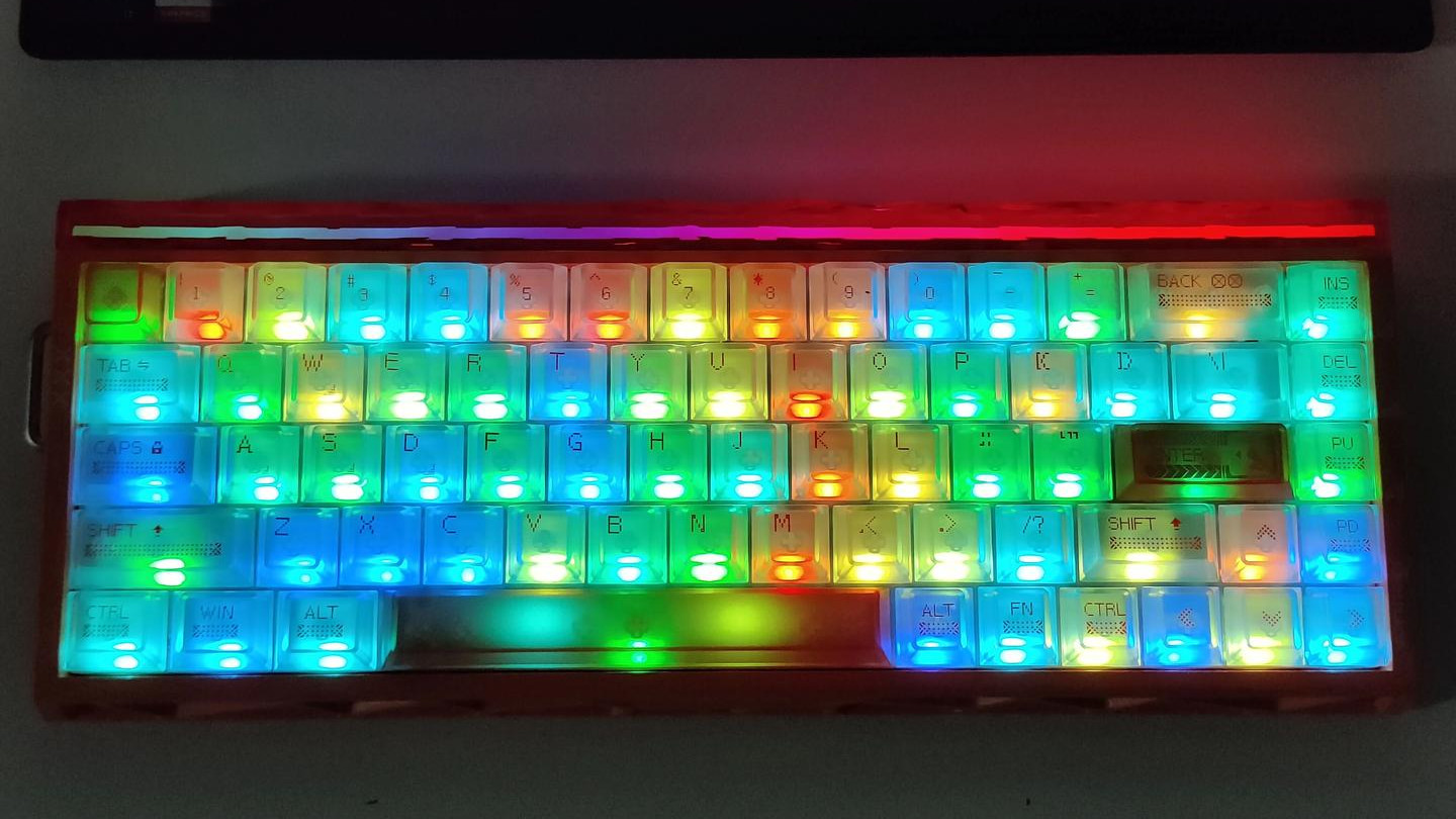 国产外设卷飞了，三模磁轴双8K，狼蛛Hero68x把你想到的都给你!