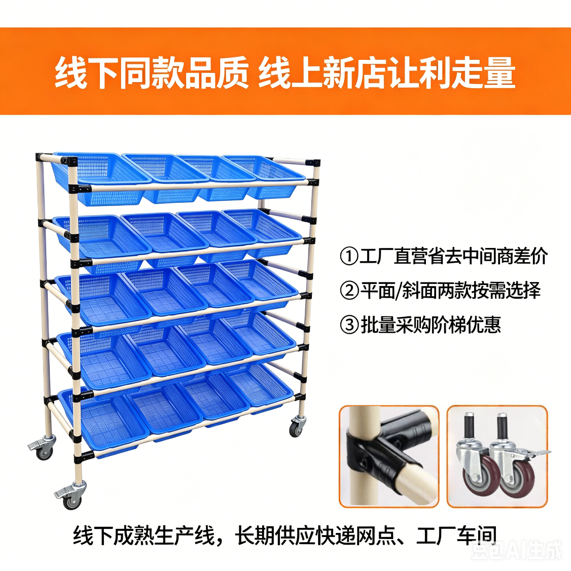 云仓分拣效率翻倍！这款分拣车省人工太香了