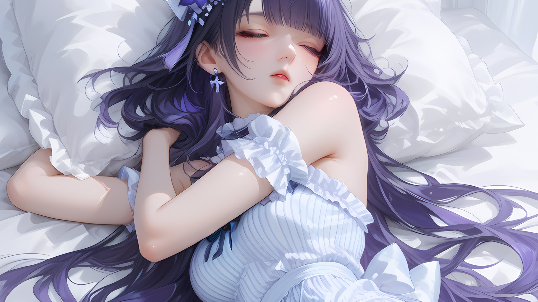 原创-原神雷电将军高清壁纸