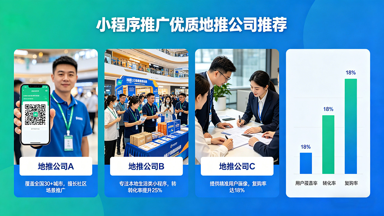 哪些地推公司做小程序推广效果好？2026年实操指南+真实数据参考