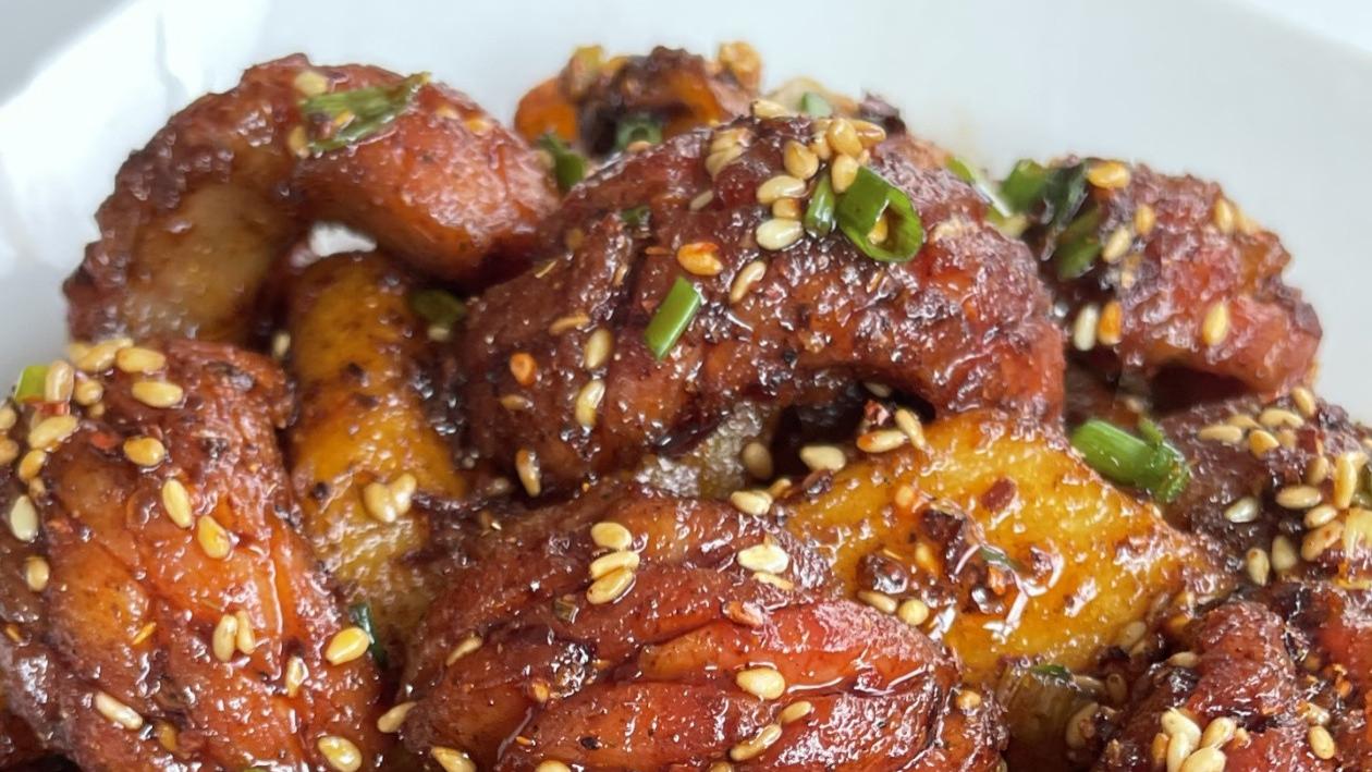 香到舔盘！在家复刻路边摊爆款孜然肉肠土豆