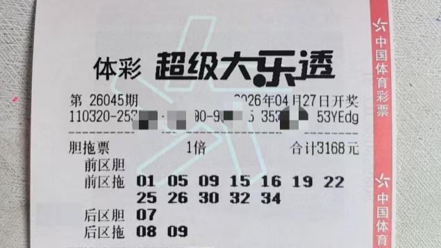 3168胆拖票后区定胆巧妙，6006复式选择不偏不倚，大乐透26045期赏析