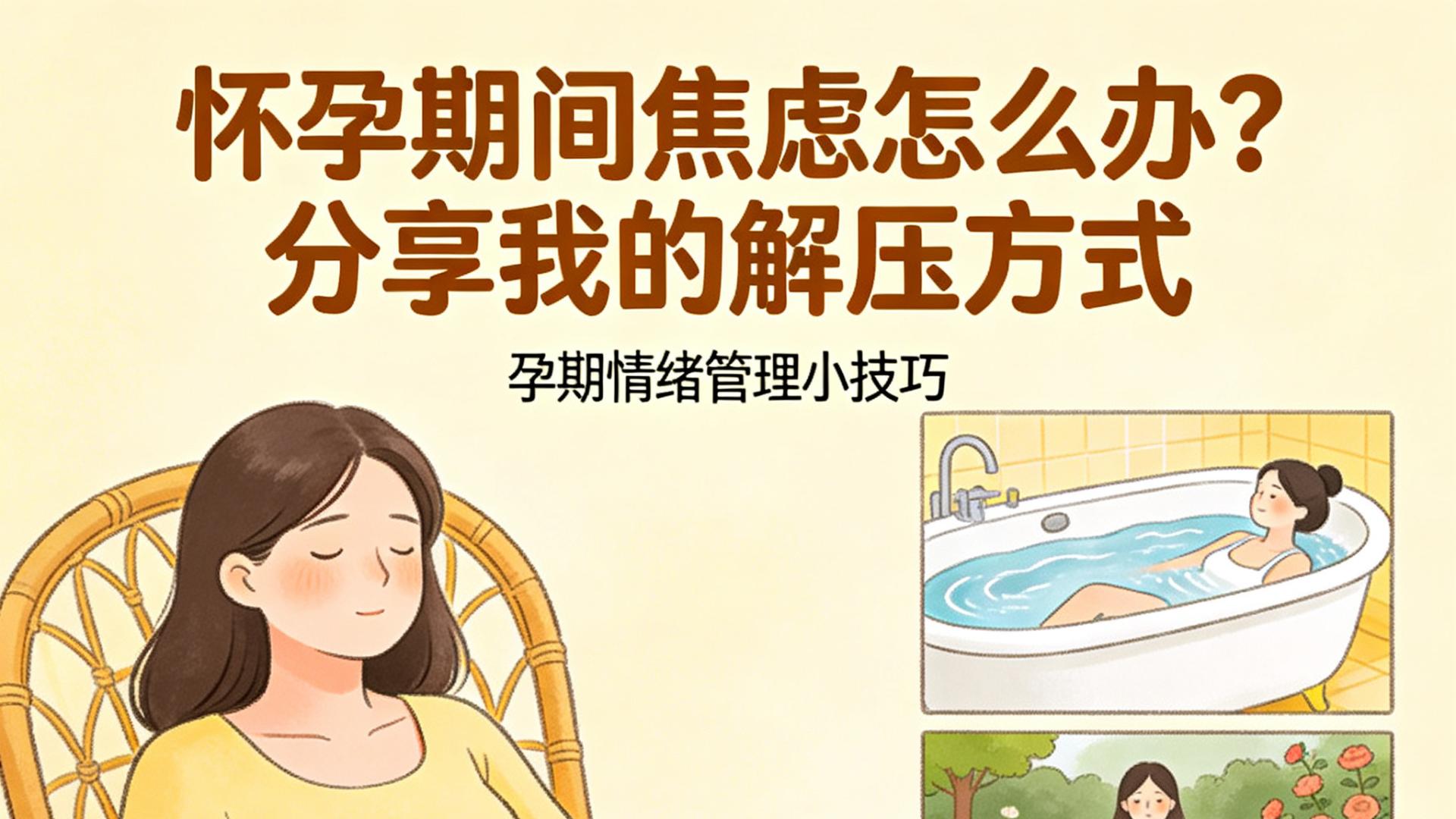 怀孕期间焦虑怎么办？分享我的解压方式