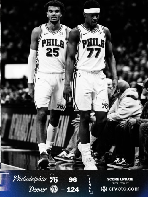 费城这种捡破烂的作风真是捡的都是一样的人

来一群人，打出点成绩就不防守了，都是