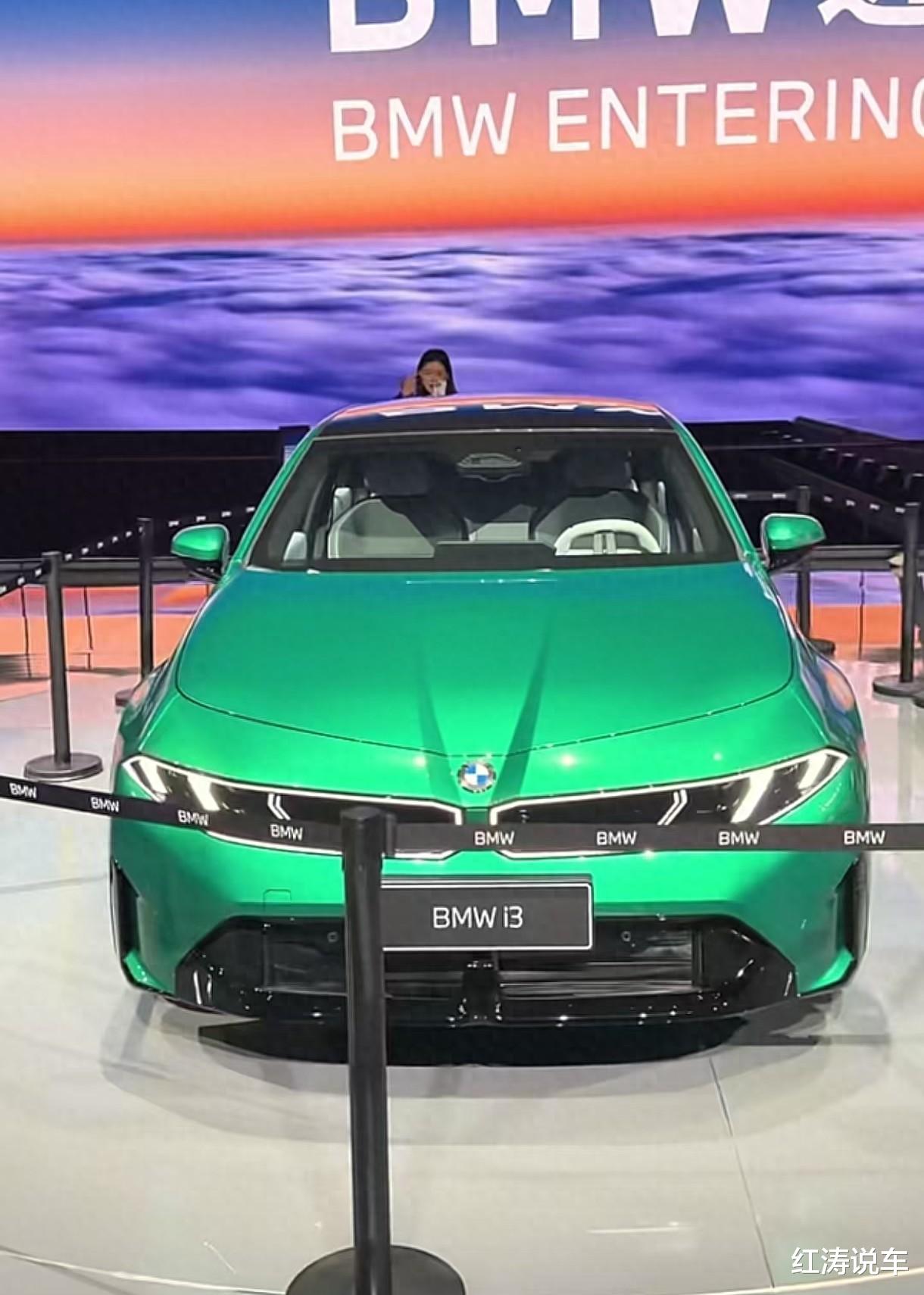 全新宝马i3长轴版首发，外观个性，内饰前卫，800V机构，续