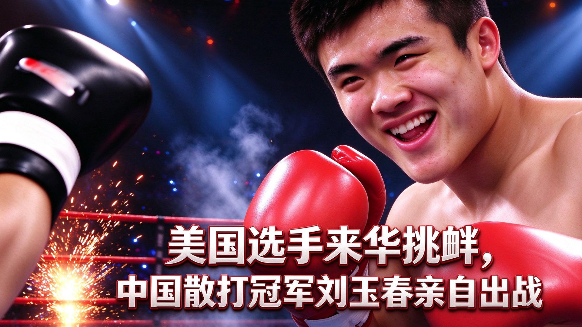 美国选手来华挑衅，中国散打冠军刘玉春亲自出战
