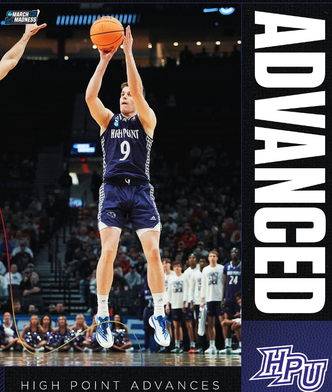 NCAA男篮首轮64进32强第一天的前八场，两场以下克上，西区12号种子High