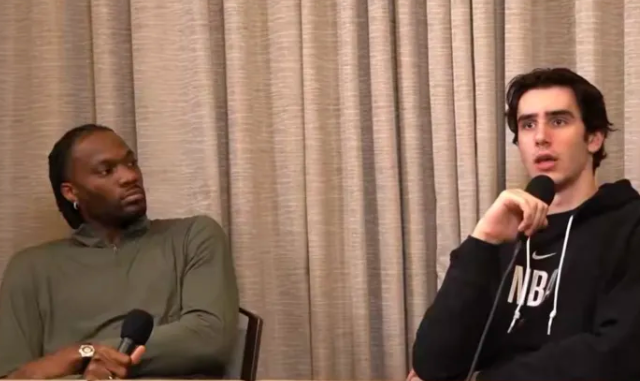 NBA季后赛G3，马刺将对阵开拓者。
国王球员马克西姆-雷诺在一档节目中谈到了文